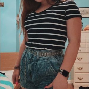 Tommy Hilfiger Navy Blue V Neck